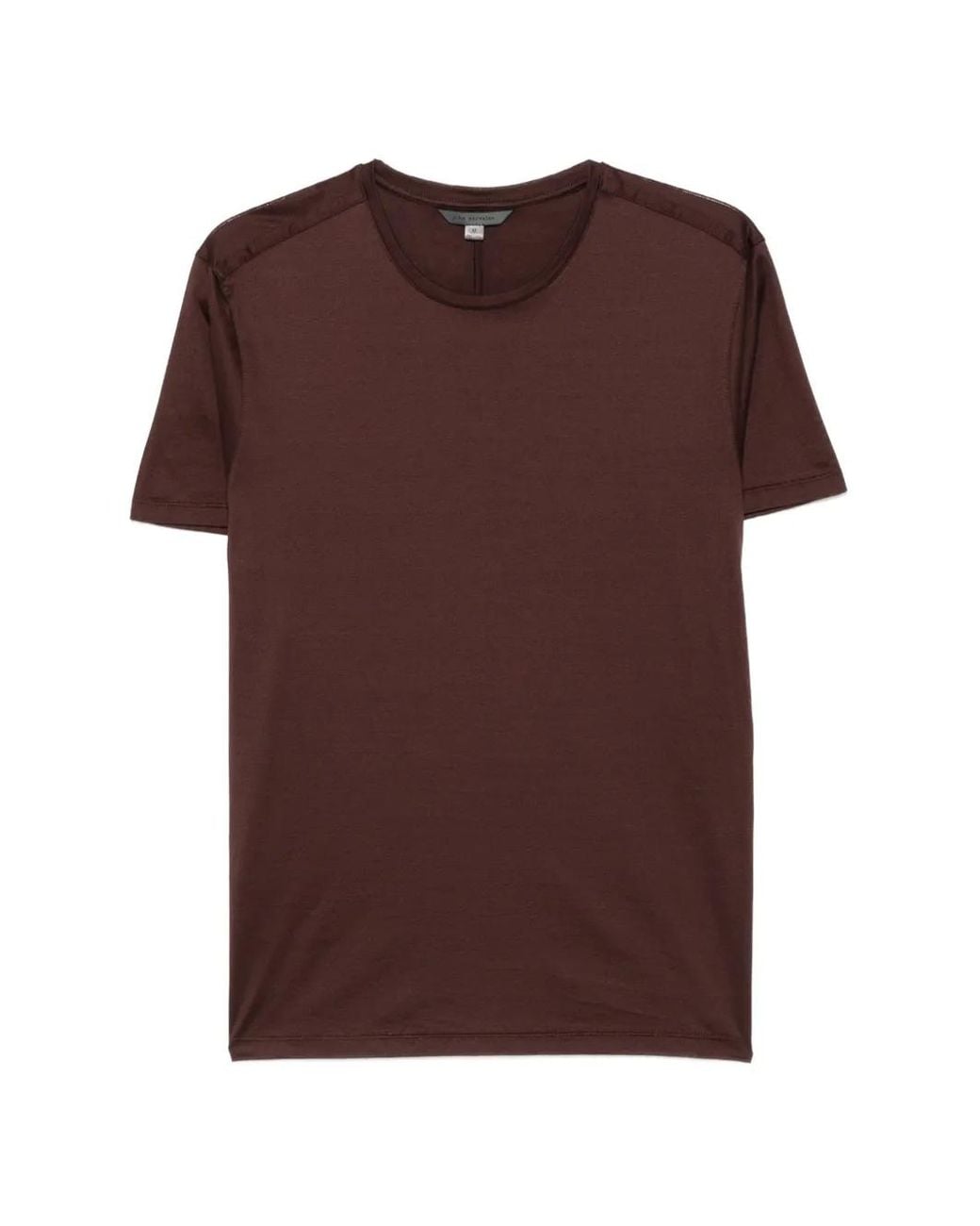 John Varvatos Brown Short-Sleeve Crew-Neck T-Shirt for men