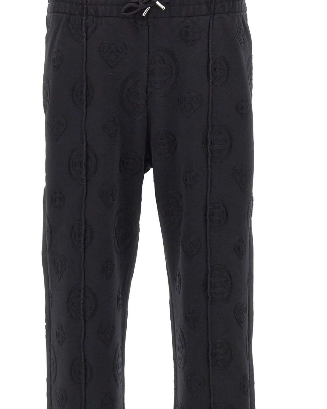 Casablanca Blue Appliqué-Monogram Track Pants for men