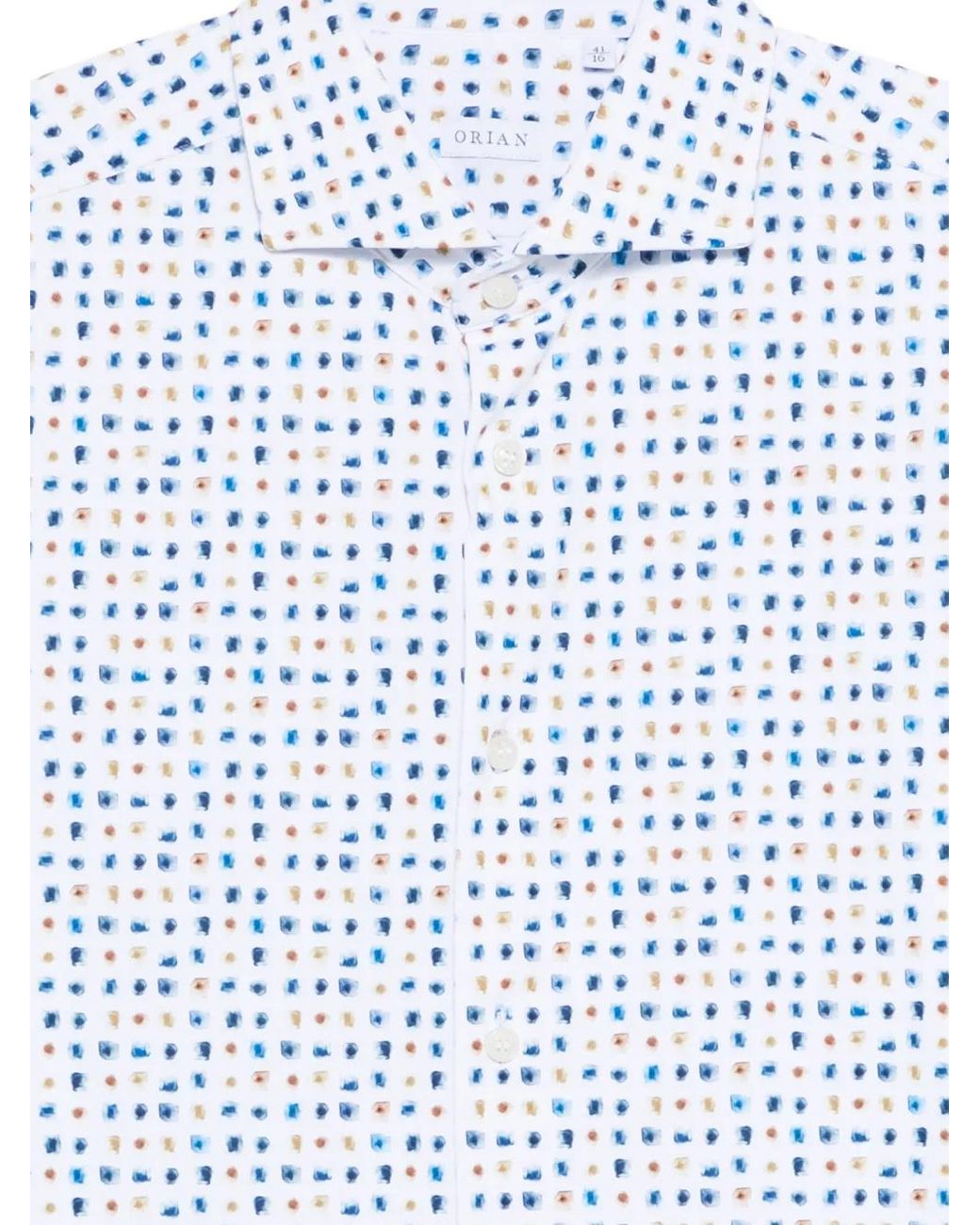 Orian White Blouse À Imprimé Peau De Serpent for men