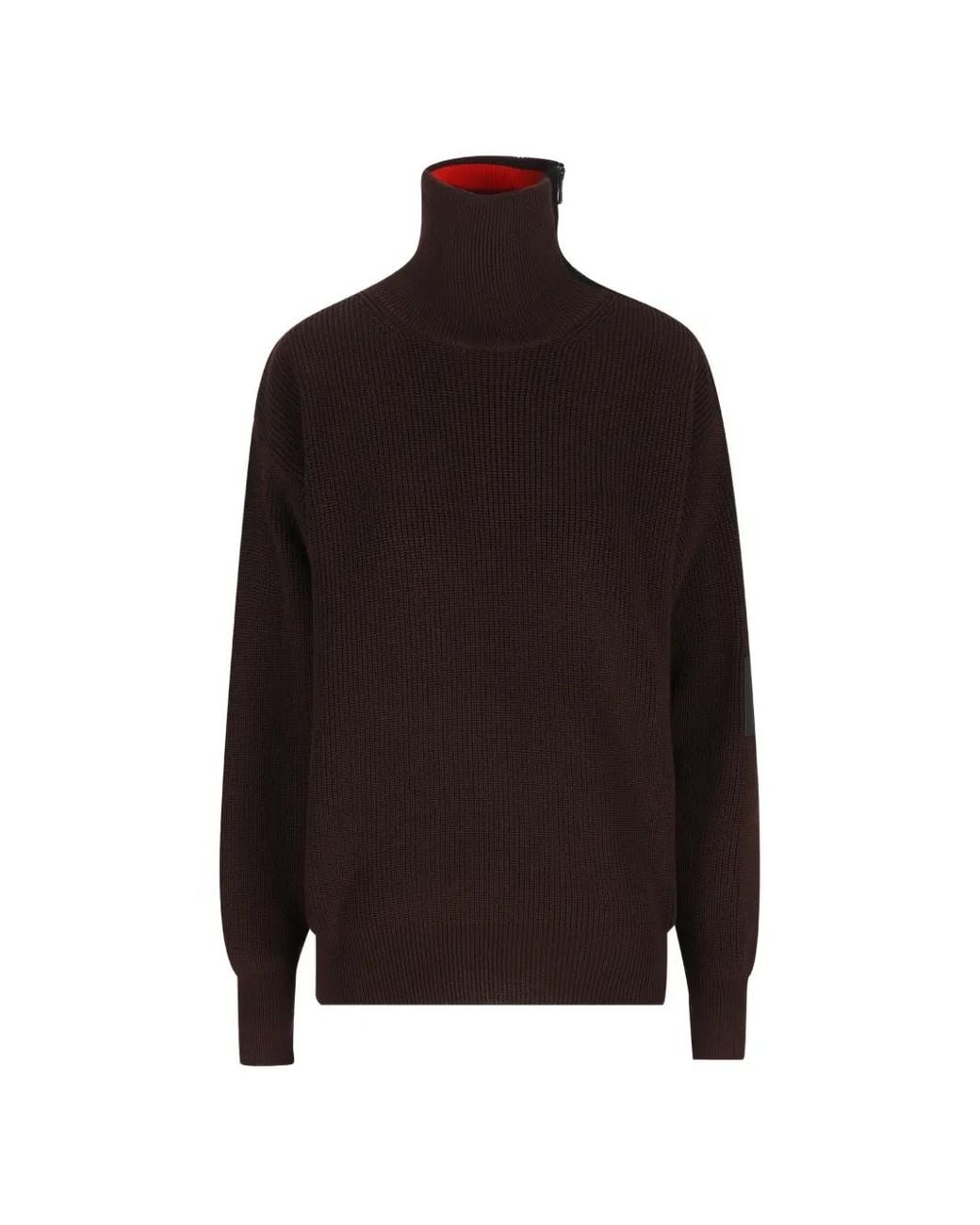 Loewe Black Zip-Up Wool Sweater