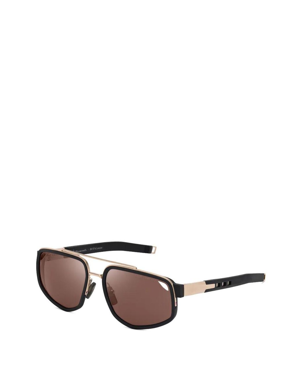 Dita Eyewear Black Geometric Sunglasses