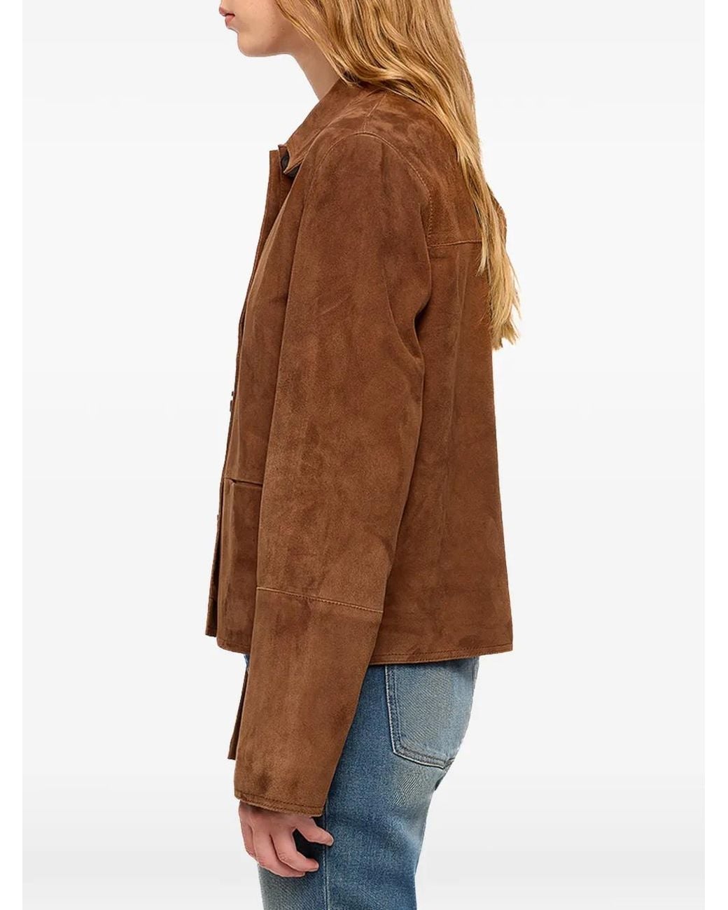 Zadig & Voltaire Brown Lessa Suede Jacket