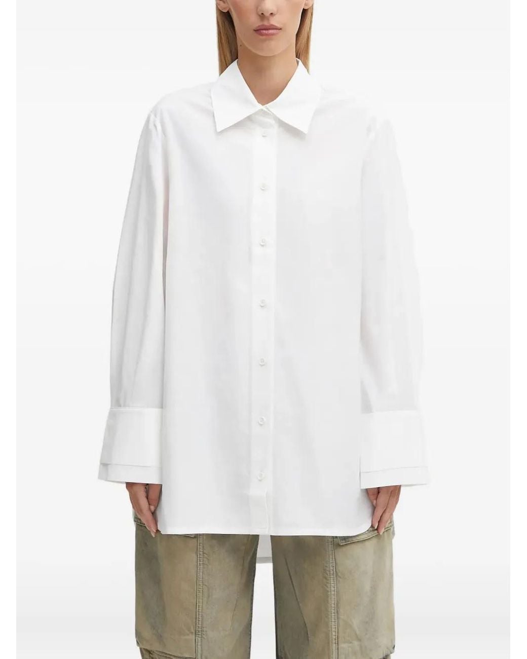 Barbour White Buttoned Shirt