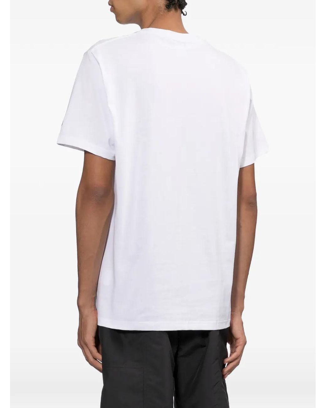 KTZ White Logo-Embroidered T-Shirt for men