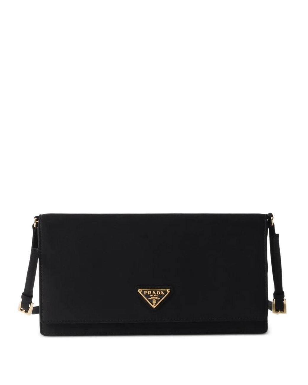 Prada Black Satin Mini Shoulder Bag