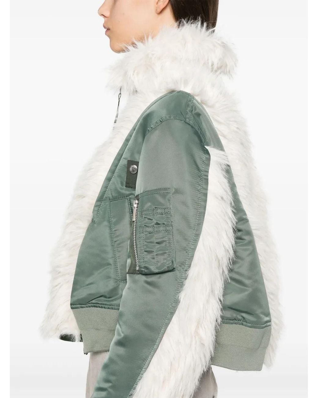 Sacai Blue Panelled Jacket