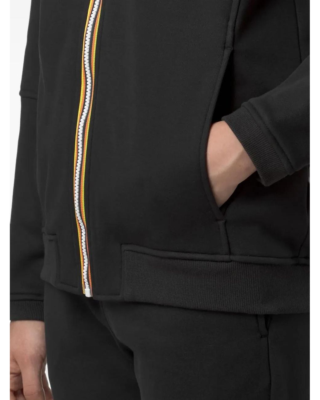 K-Way Black Prosper Zip-Up Hoodie