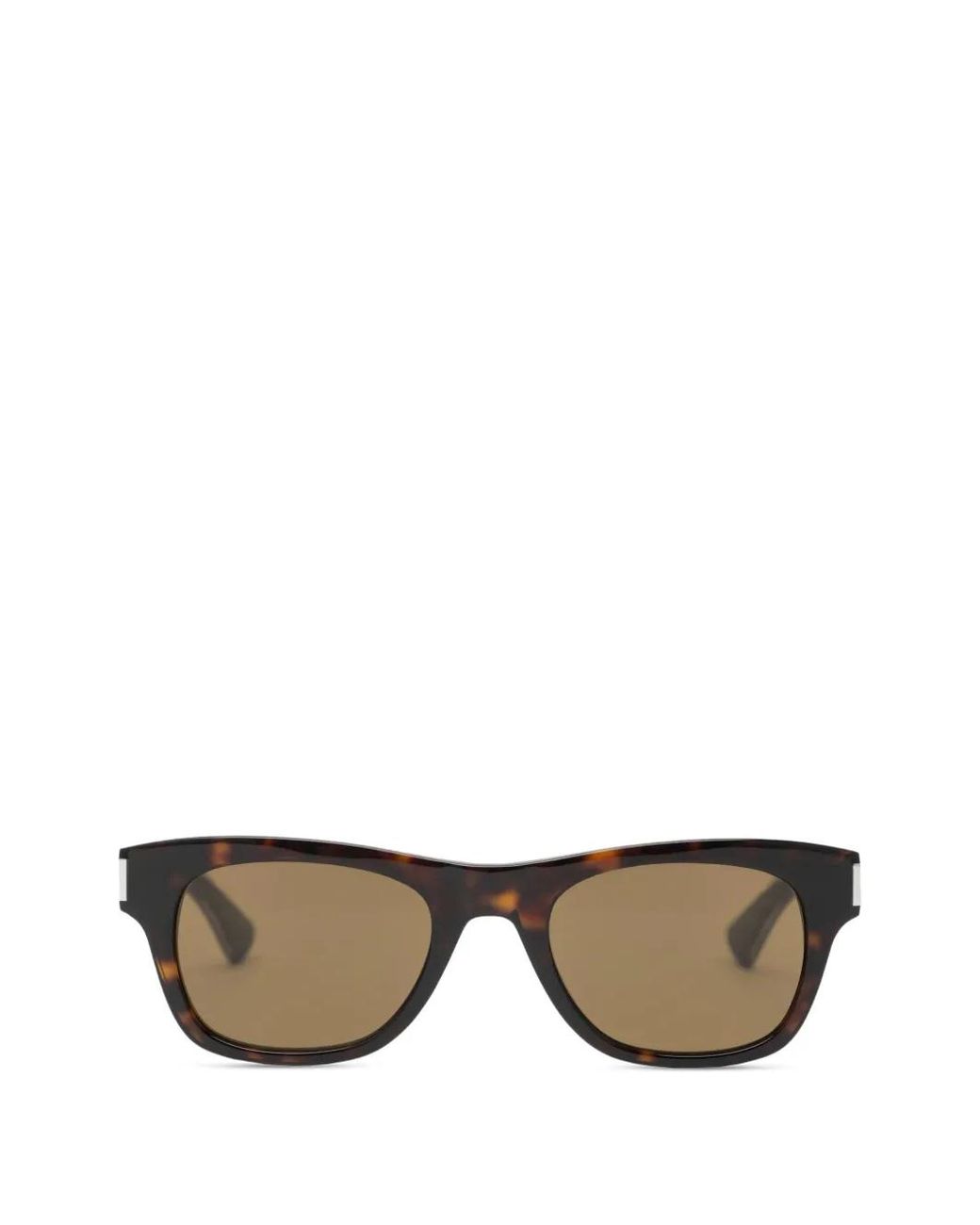 Saint Laurent Gray Sl 877 Rectangle-Frame Sunglasses