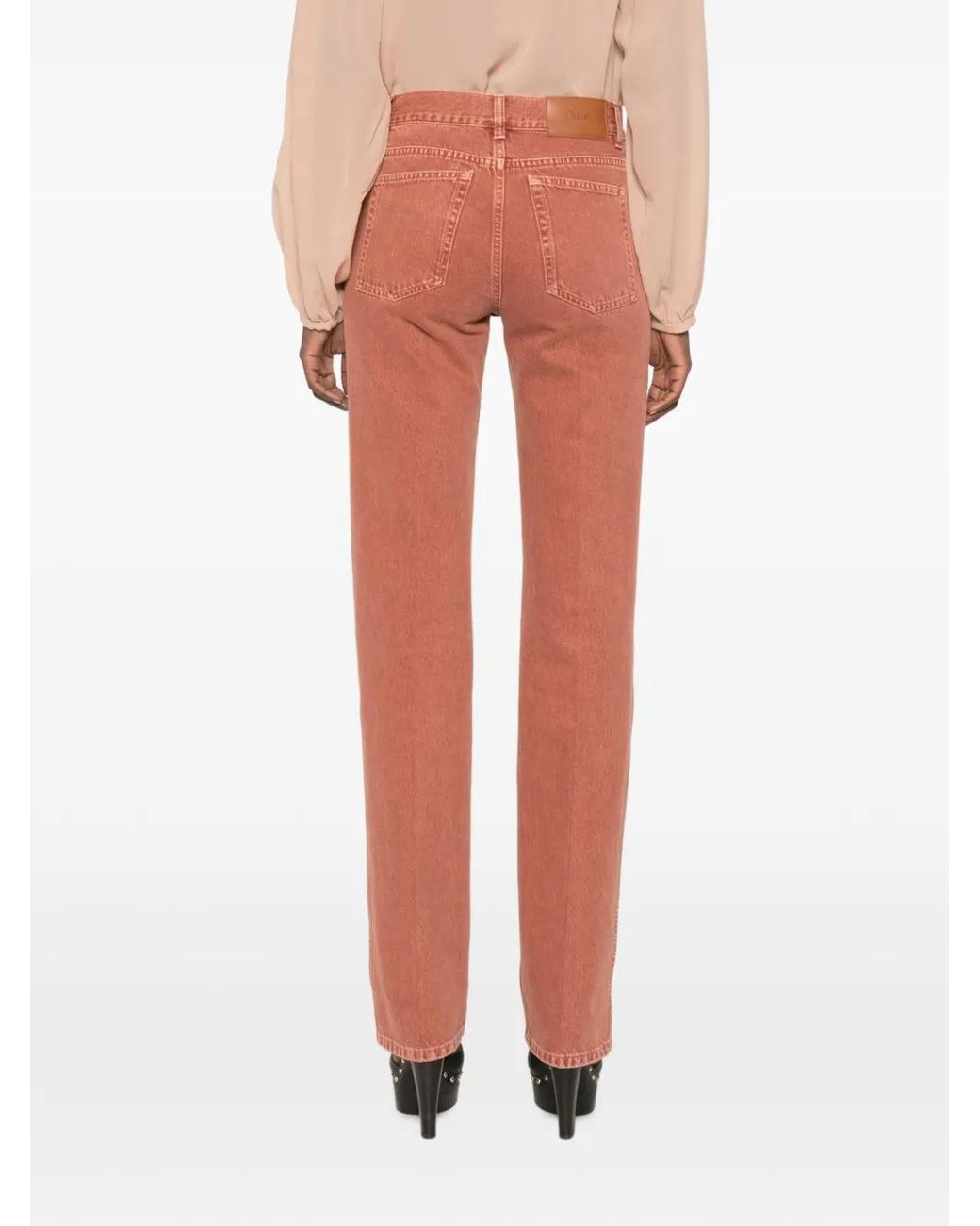 Vaqueros Rectos Chloé de color Orange