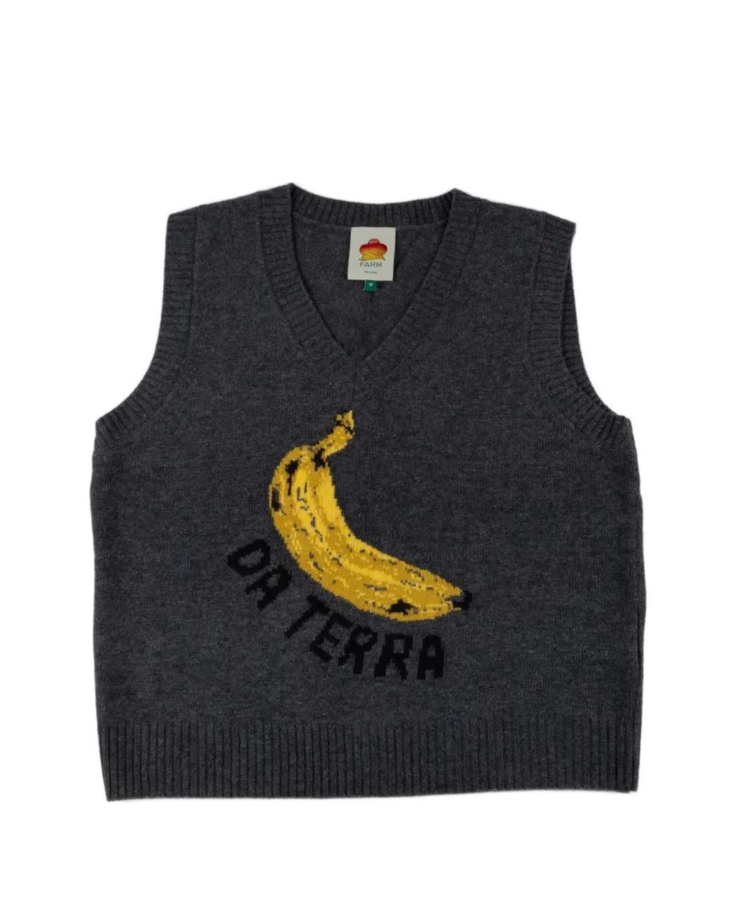 Farm Rio Blue Banana Da Terra Knit Vest