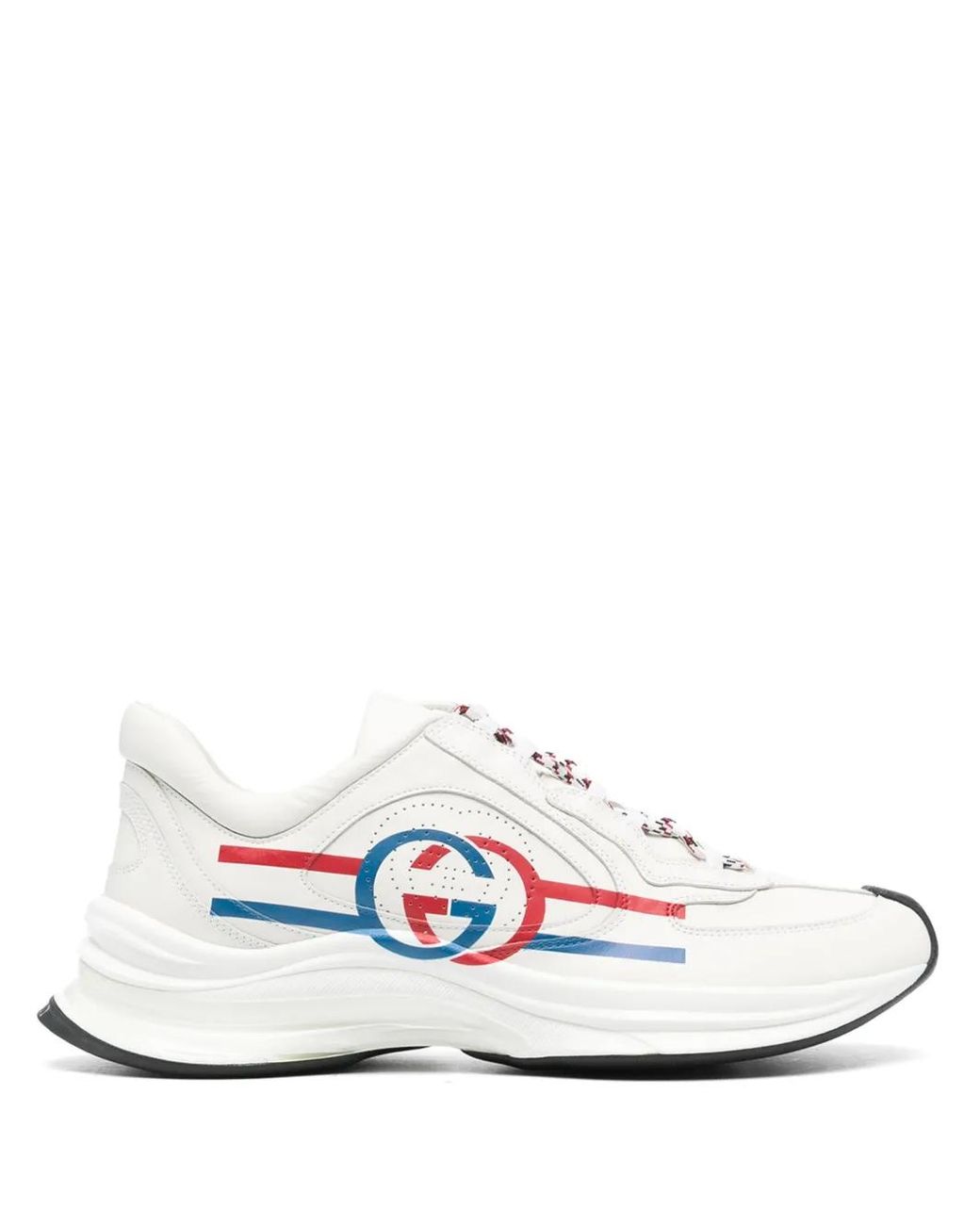 Sneaker Run di Gucci in White da Uomo