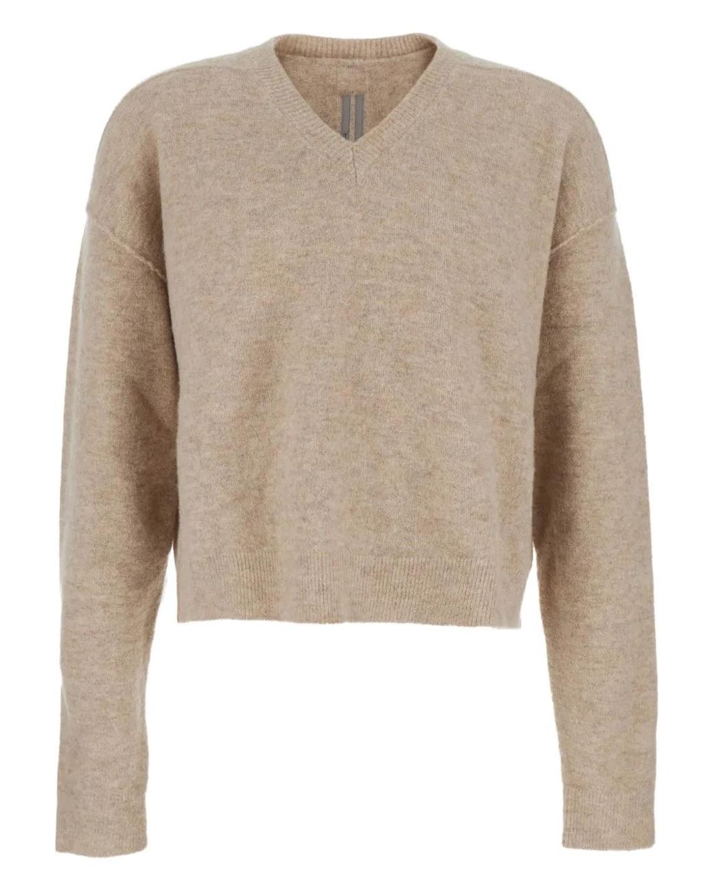 Pull À Col V Rick Owens pour homme en coloris Natural