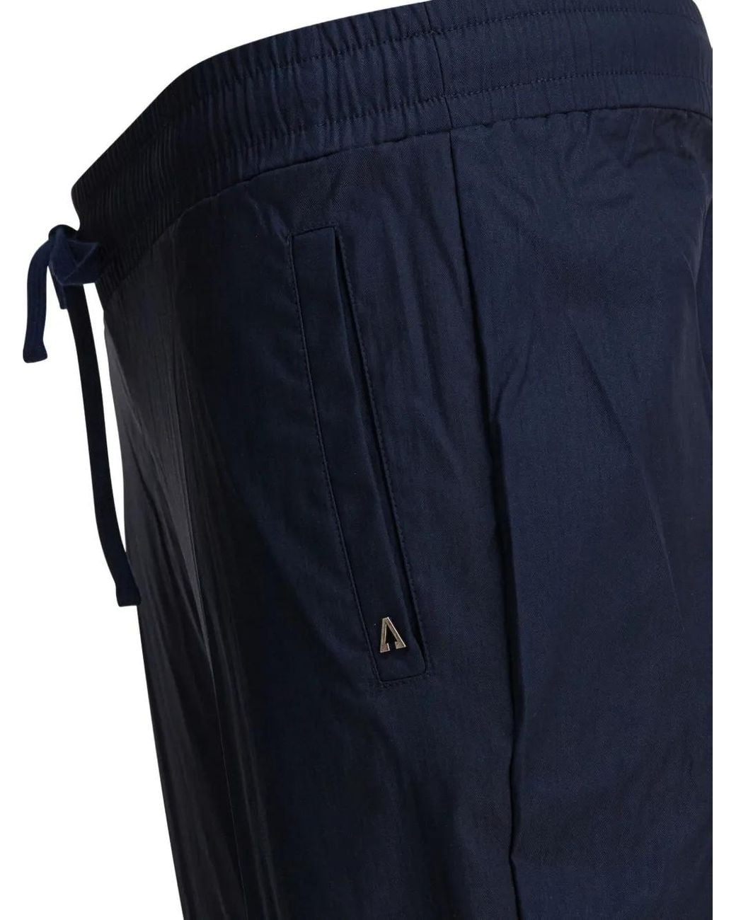 Altum Blue Drawstring-Fastening Trousers for men