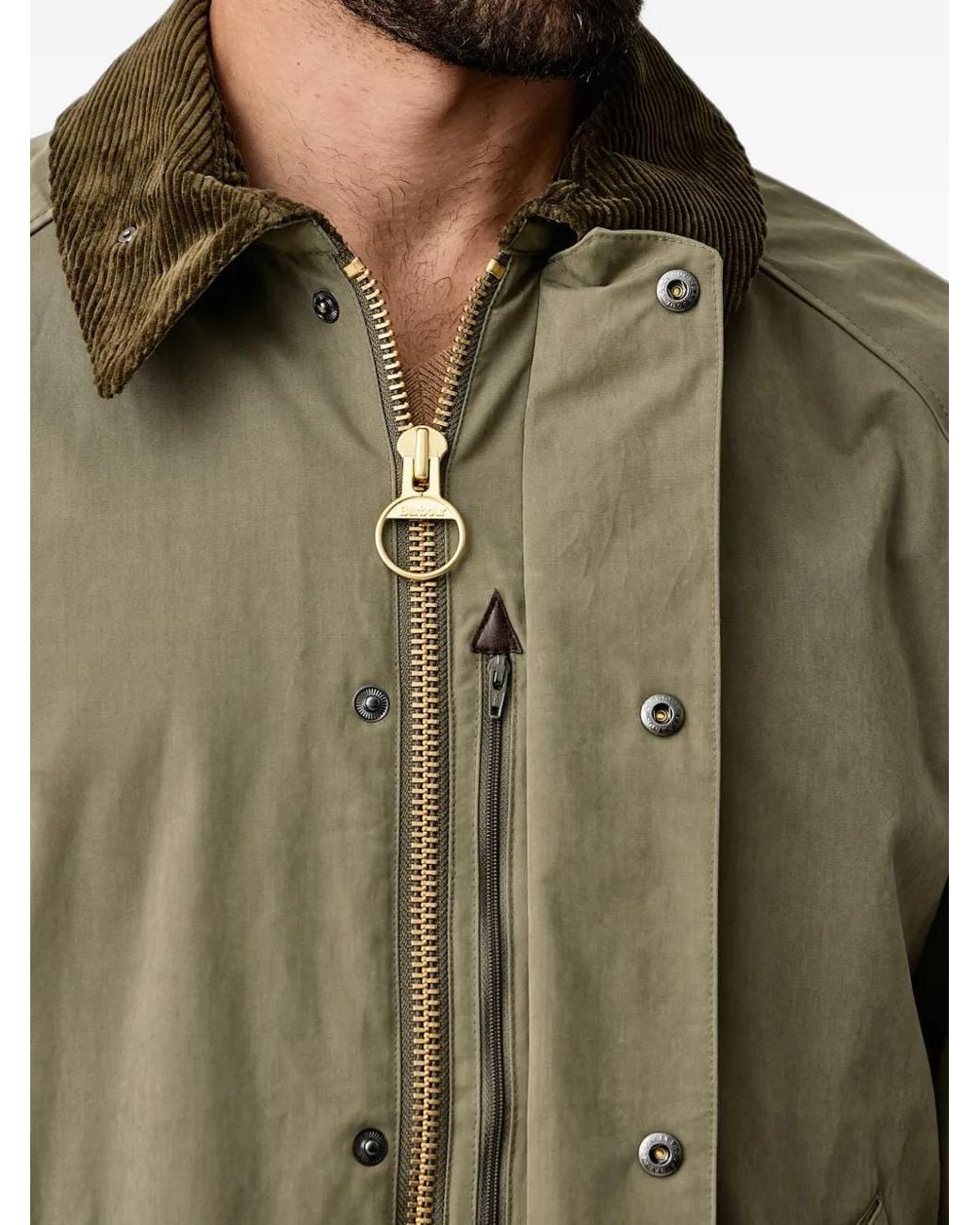 Barbour Green Transporter Oversized Casual Jacket for men