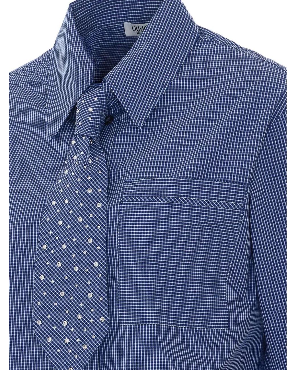 Liu Jo Blue Shirt With Tie