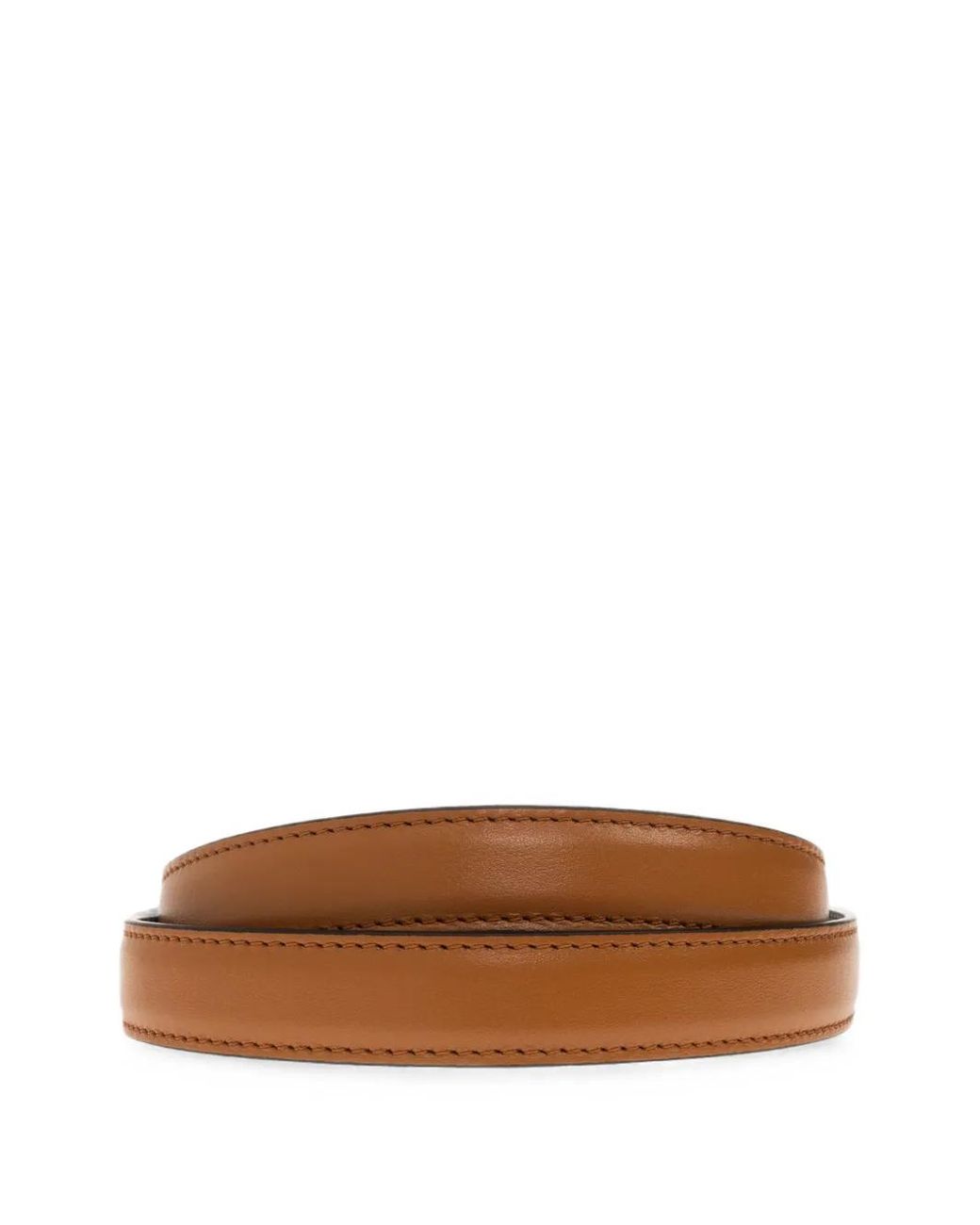 Versace White Leather Belt