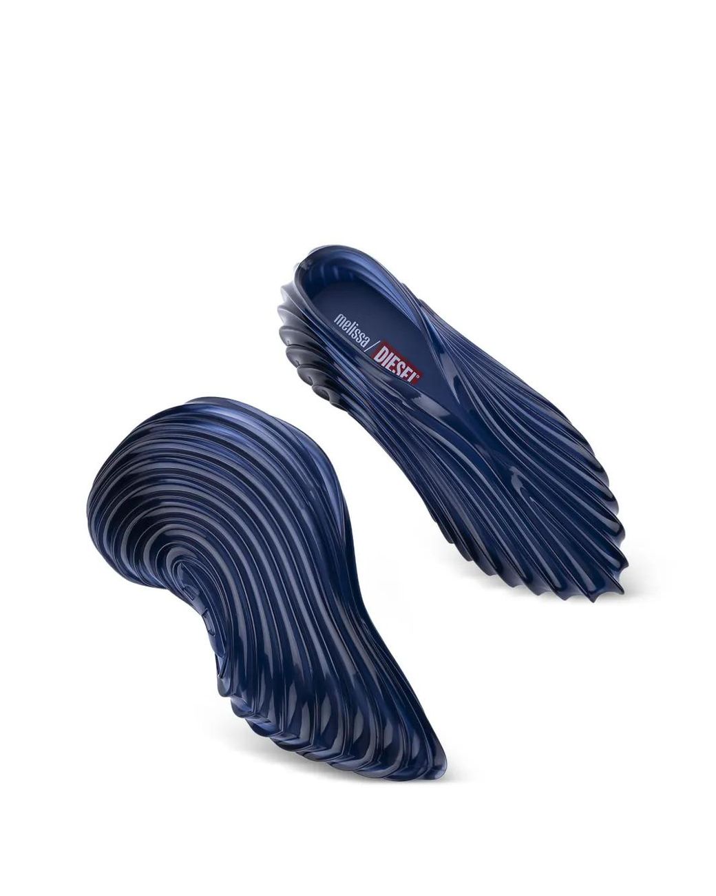 Melissa Blue X Diesel Quantum Ribbed Sneakers