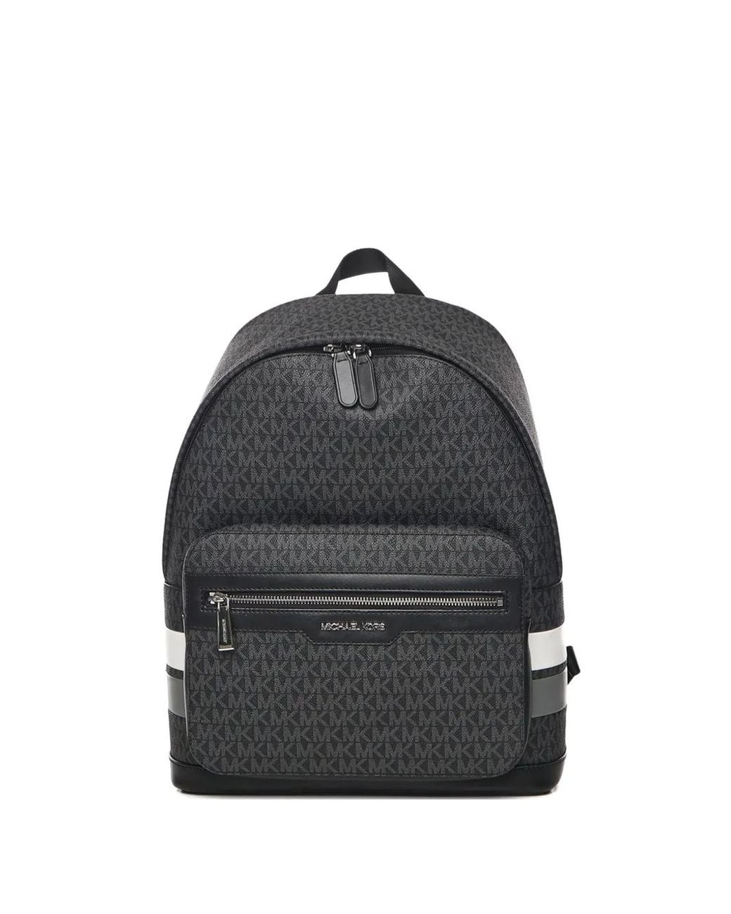 MK Black and Charcoal Gray Monogram Backpack s-l400.jpg main image 4