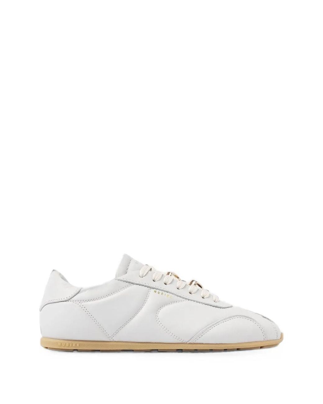 Nubikk White Riley Rush Leather Sneakers