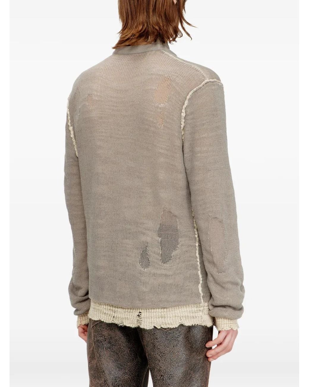 DIESEL Brown K-Daianeris Sweater for men