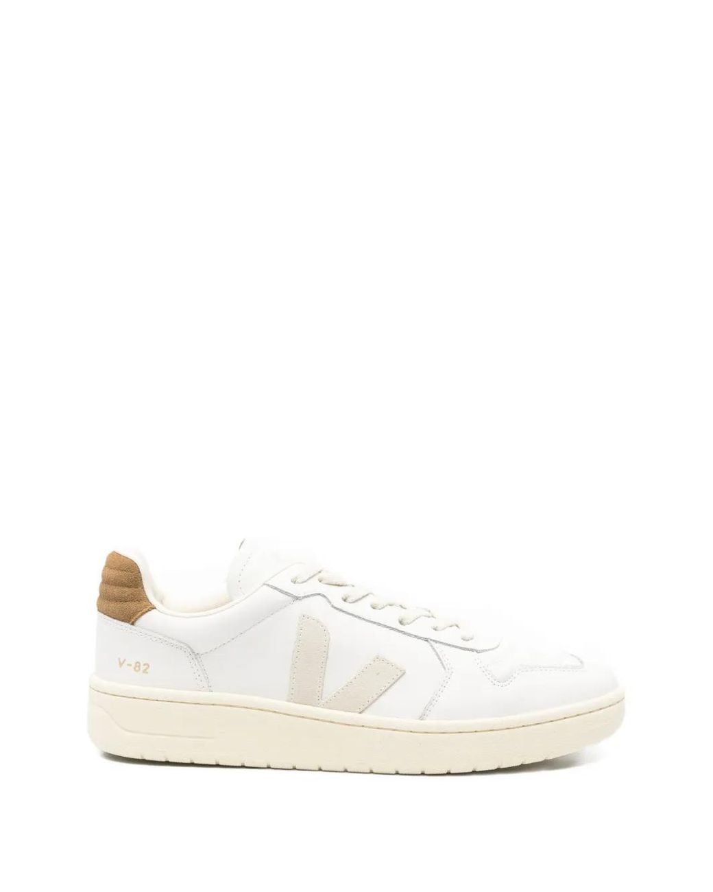 Veja White V-82 Ii Leather Sneakers