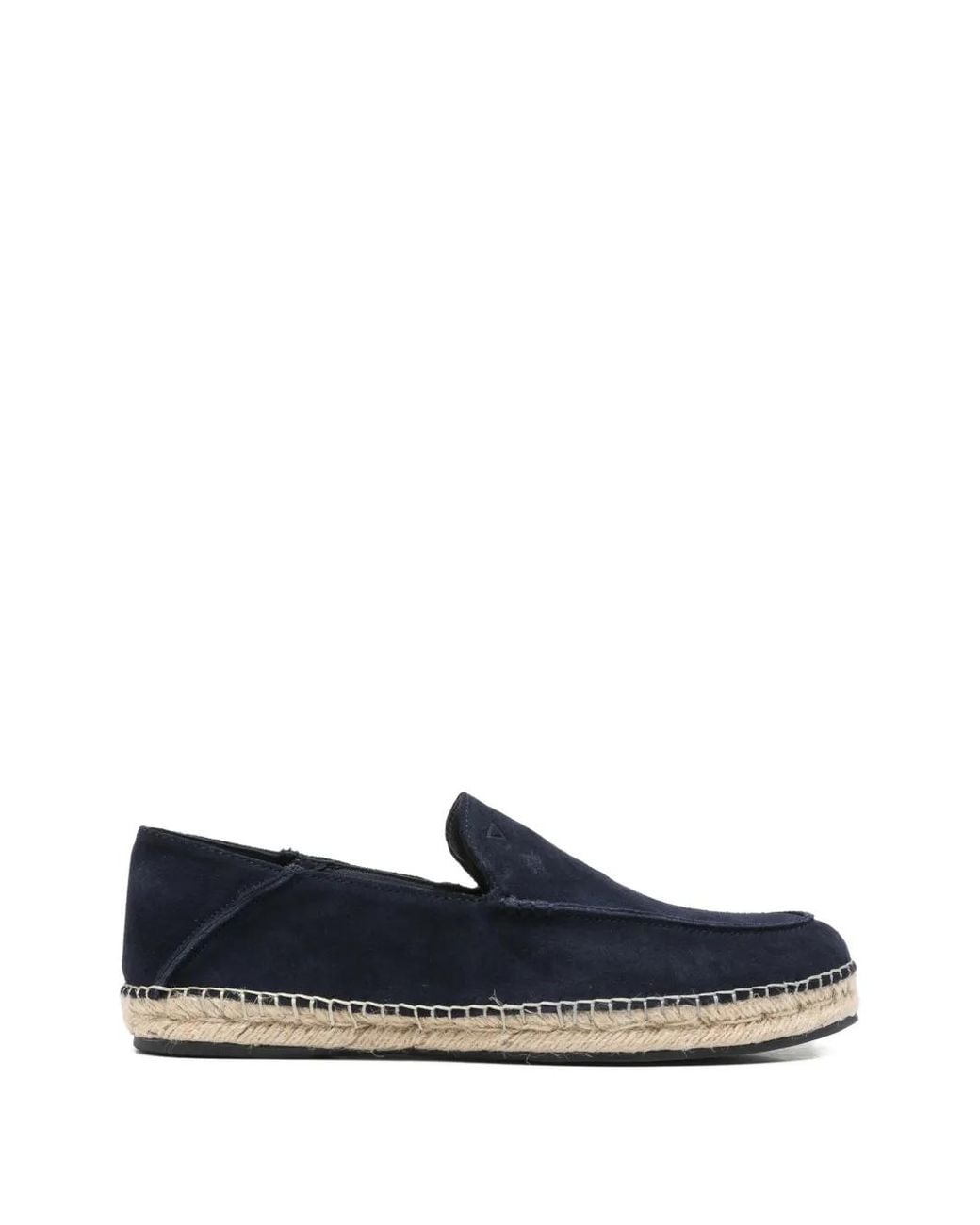 Guess Blue Lopade Suede Moccasins for men