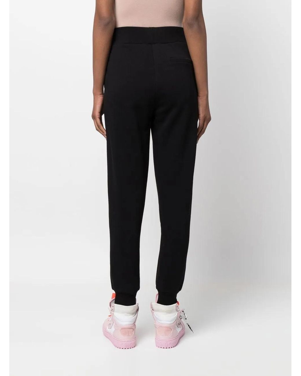Karl Lagerfeld Black Future Logo-Print Track Pants