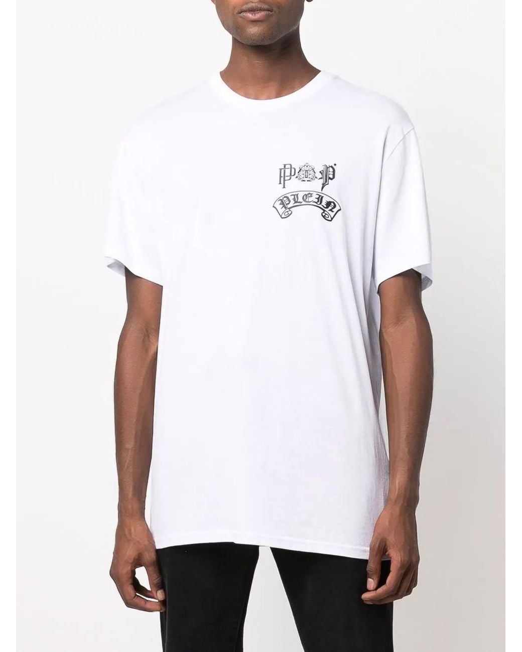 Philipp Plein White Logo T-Shirt