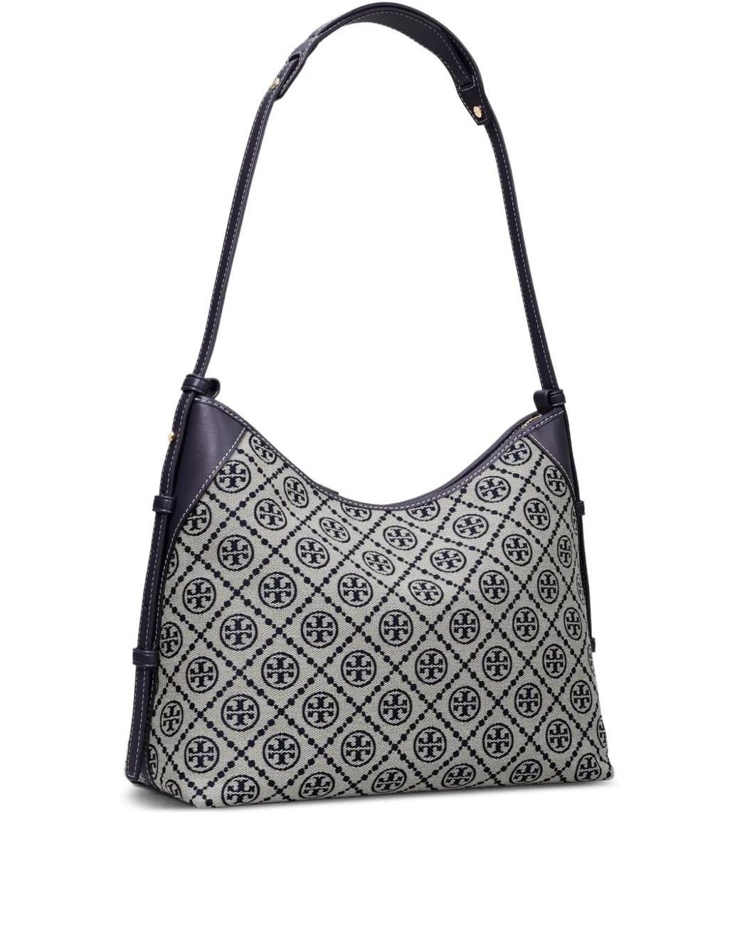 Tory Burch Gray T Monogram Messenger