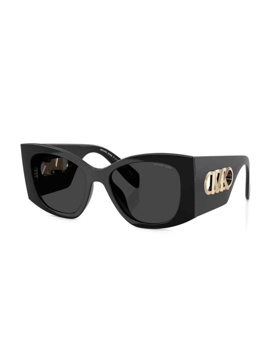 Michael Kors Black Oversized Logo-Plaque Sunglasses