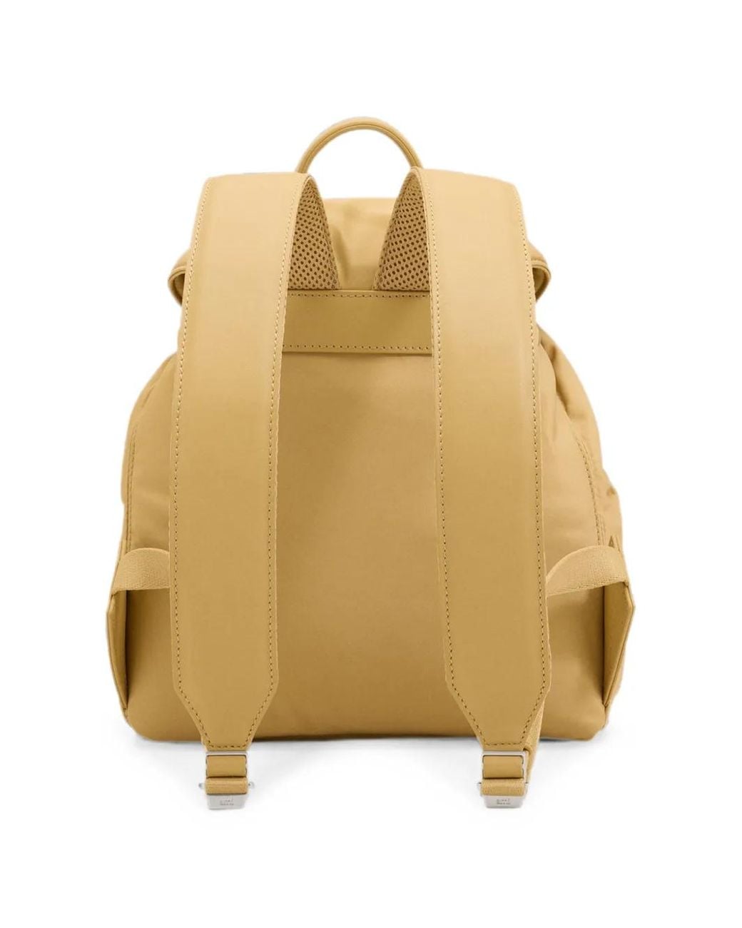 AMI Natural Small Nylon Marcel Flap Backpack