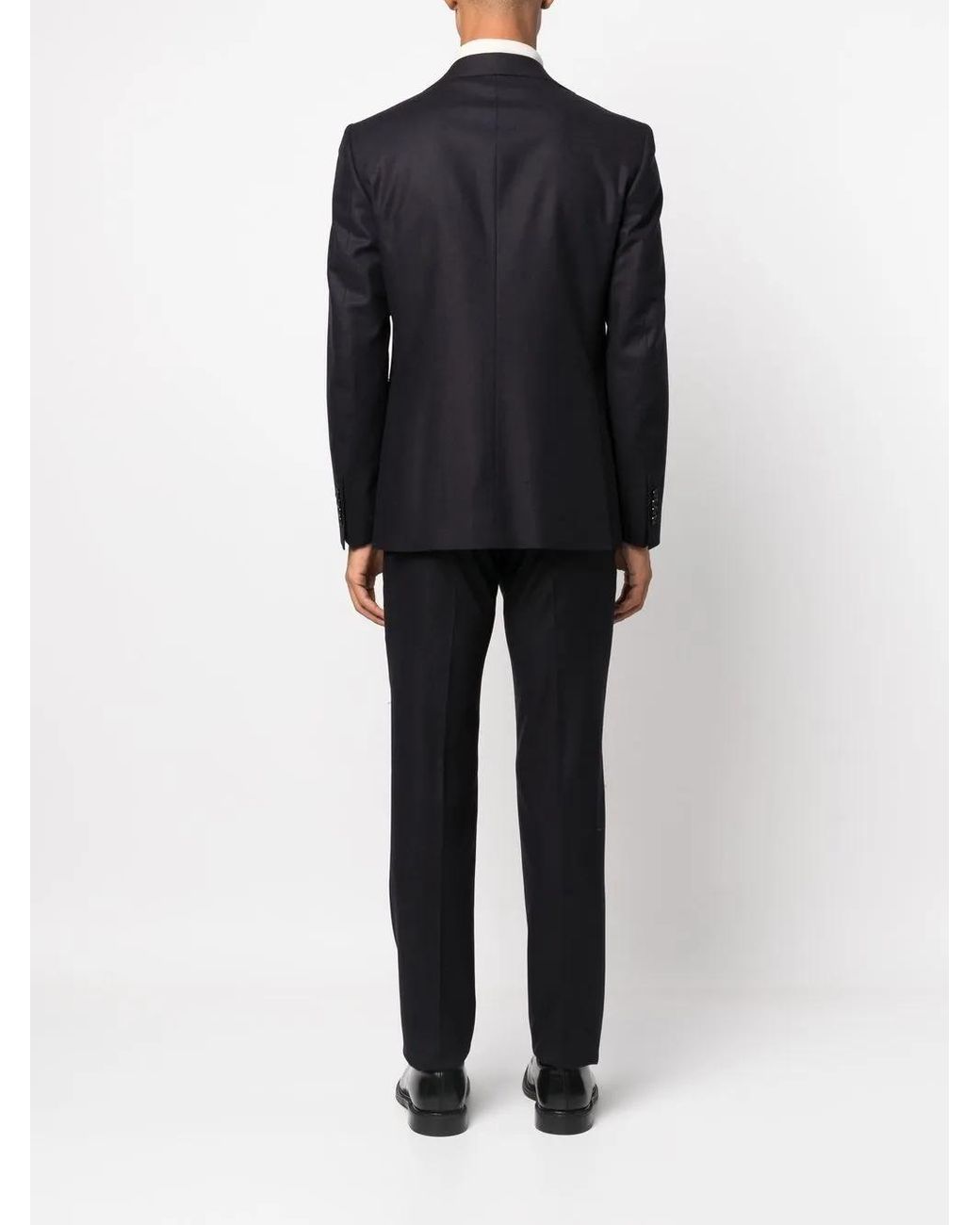Tagliatore Blue Single-Breasted Two-Piece Suit for men
