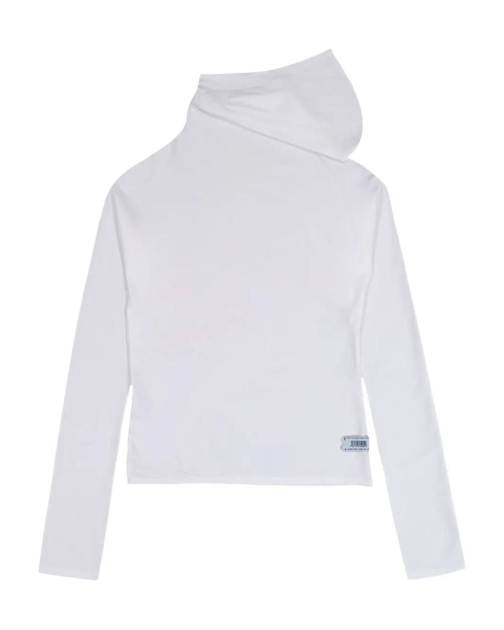 PROTOTYPES White Logo-Print Hoodie