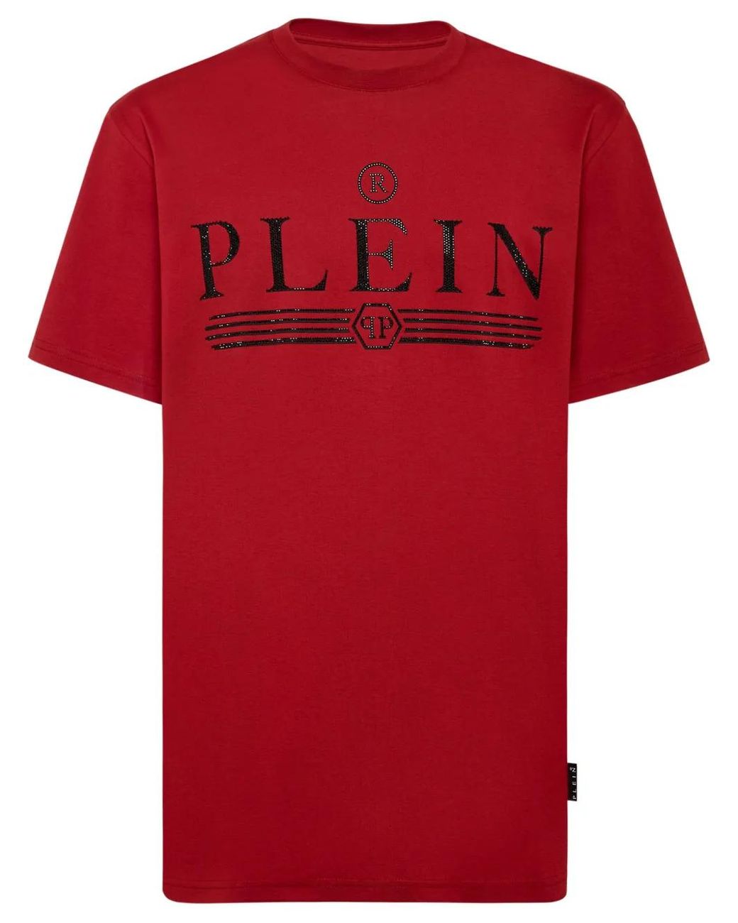 Philipp Plein Red Ss Tattoo T-Shirt for men