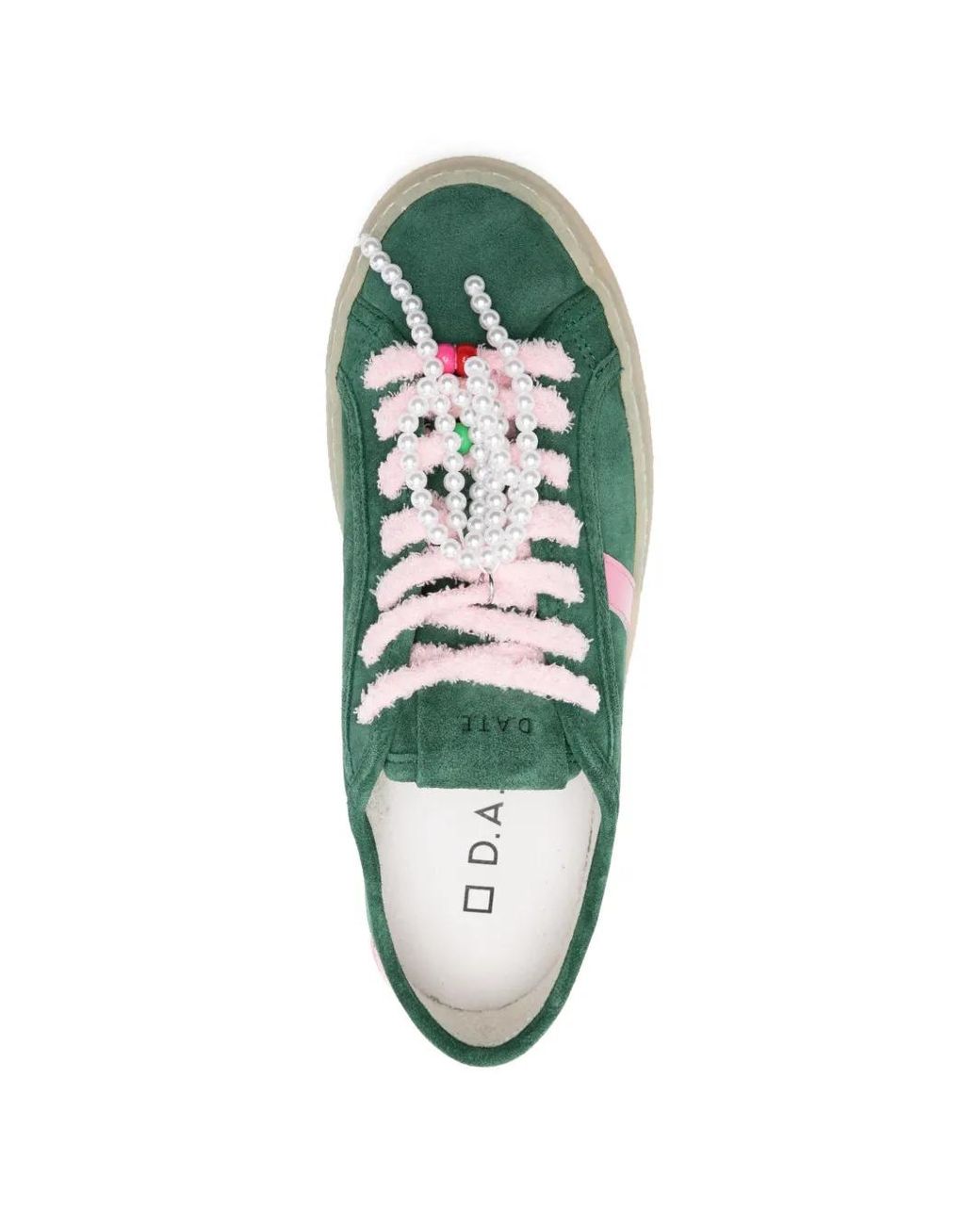 Date Green Tender Bow Sneakers