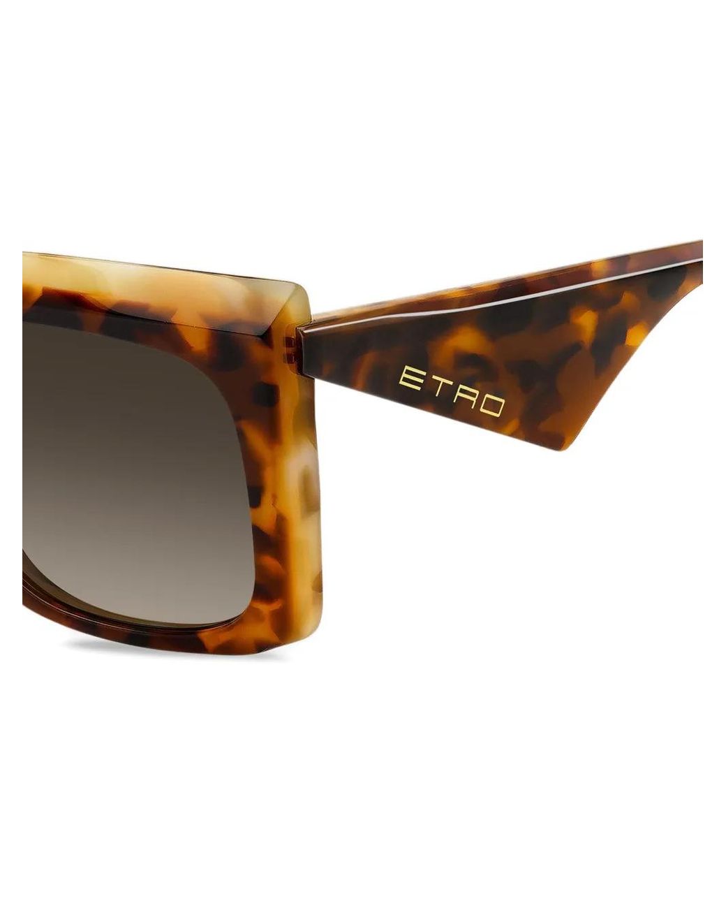 Etro Brown Tailoring Sunglasses