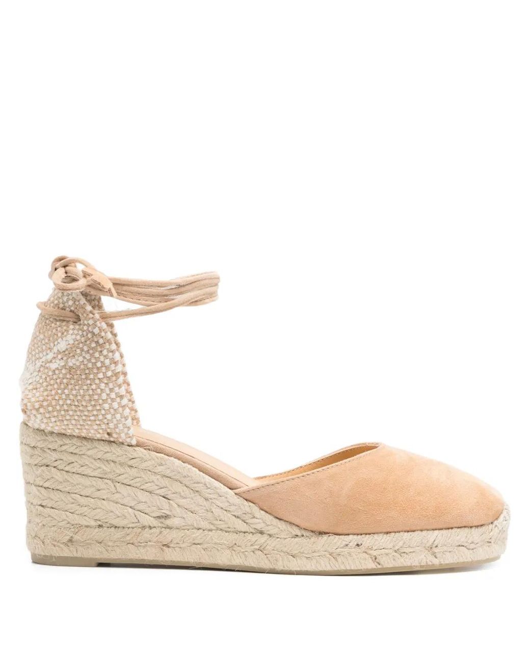 Castaner Natural Carina Tie Ankle Espadrilles