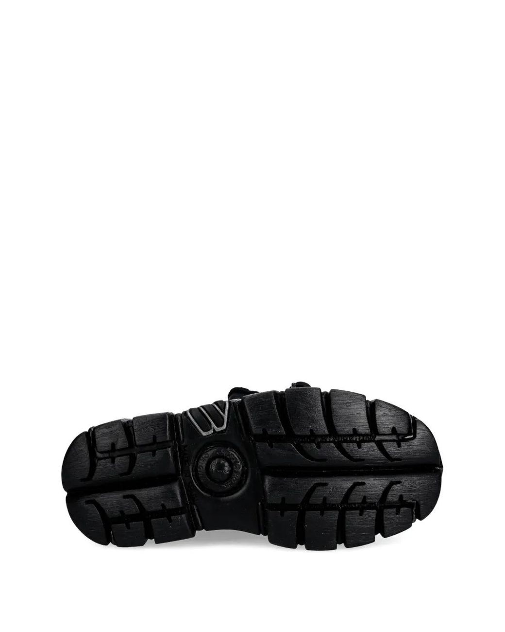 Zapatillas con cordones y plataforma New Rock de color Black