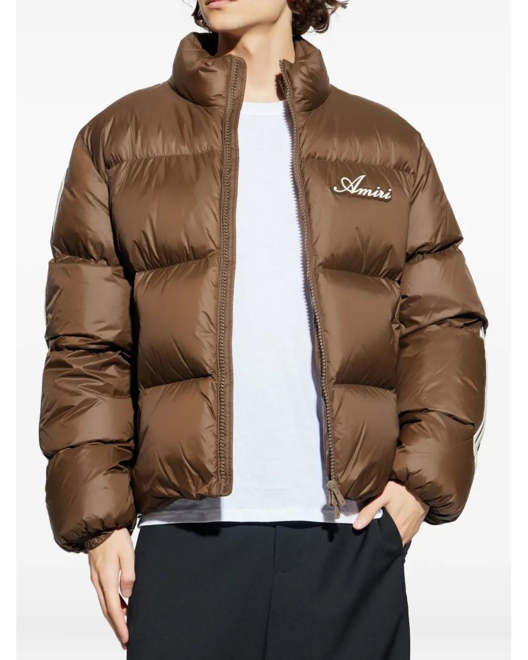 Amiri Brown Down Jackets for men