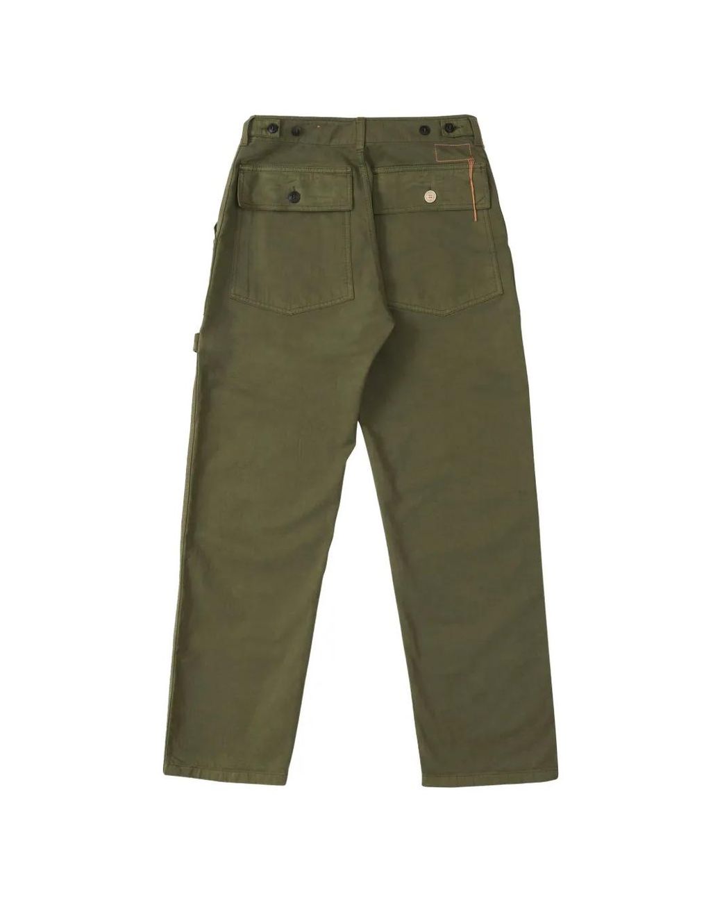 Fortela Green Patch-Pocket Trousers