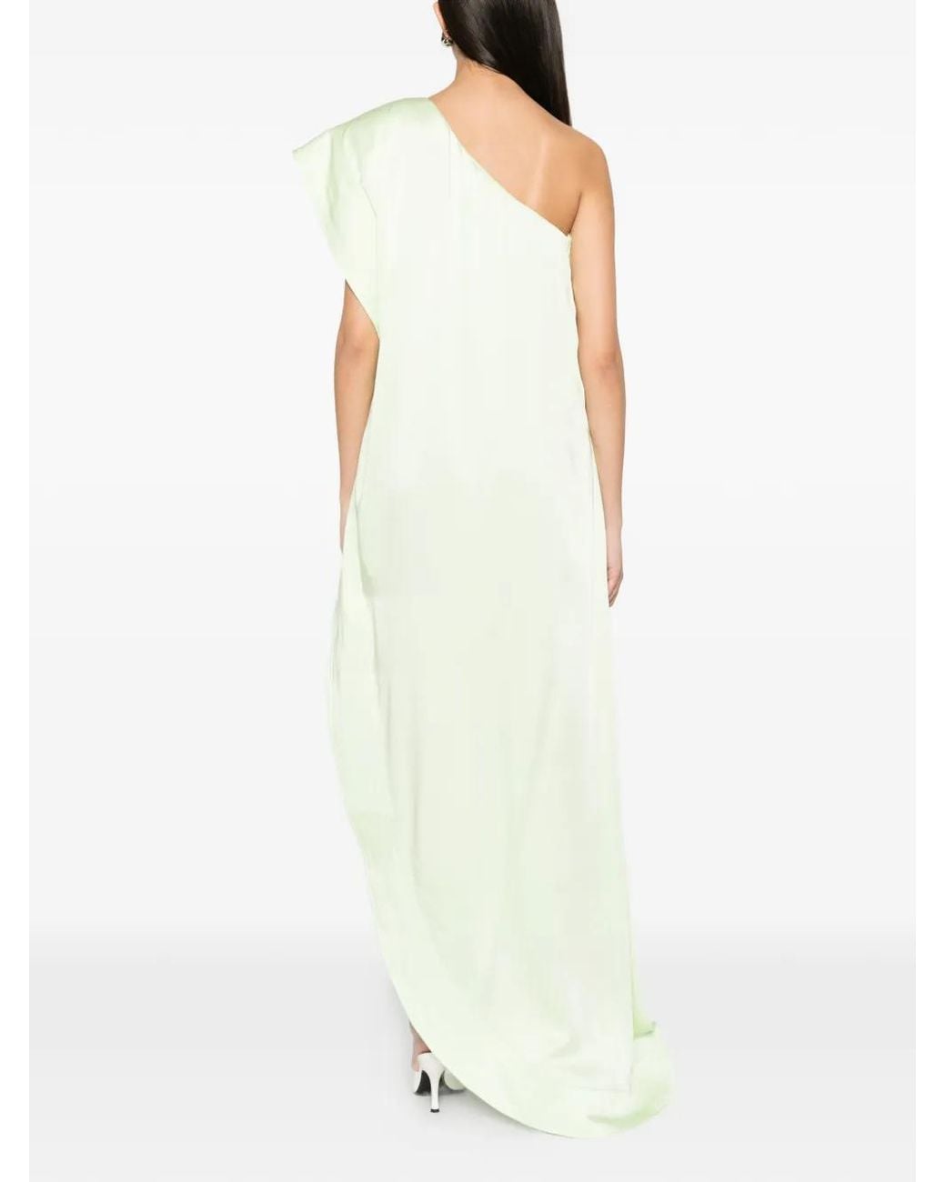 Stella McCartney White Long One-Shoulder Dress