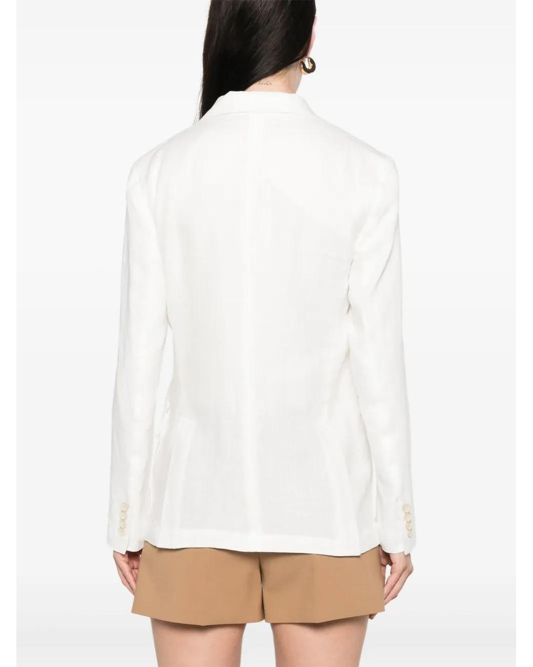 Polo Ralph Lauren White Linen Blazer