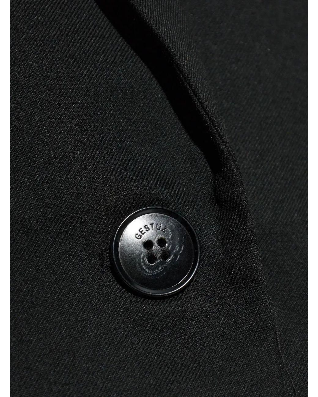 Gestuz Black Buttoned Sleeveless Jacket