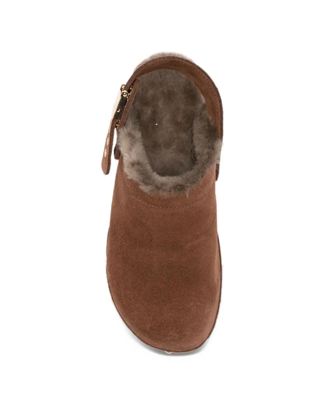 Scholl Brown Pescura Robin Studded Suede Mules