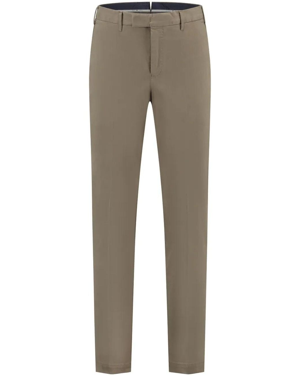 PT Torino Gray Flap Pocket Trousers for men