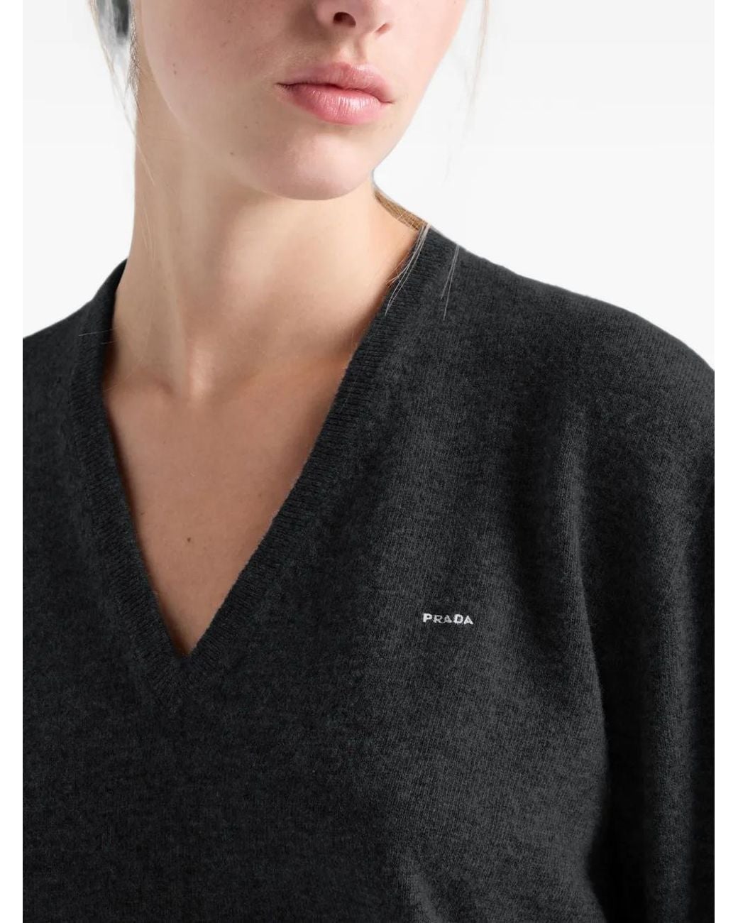 Prada Black Wool Sweater