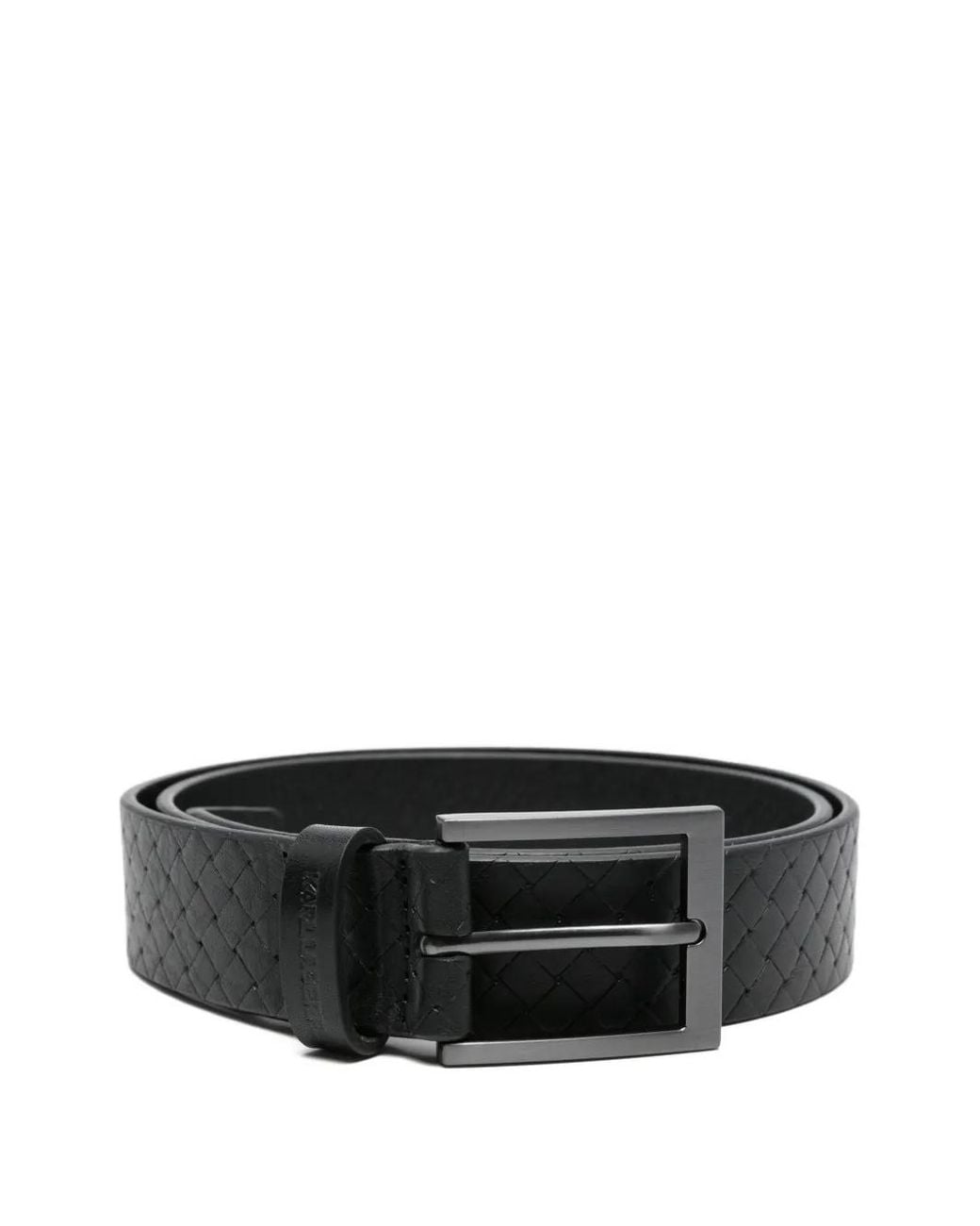 Karl Lagerfeld Black Ceinture En Cuir for men