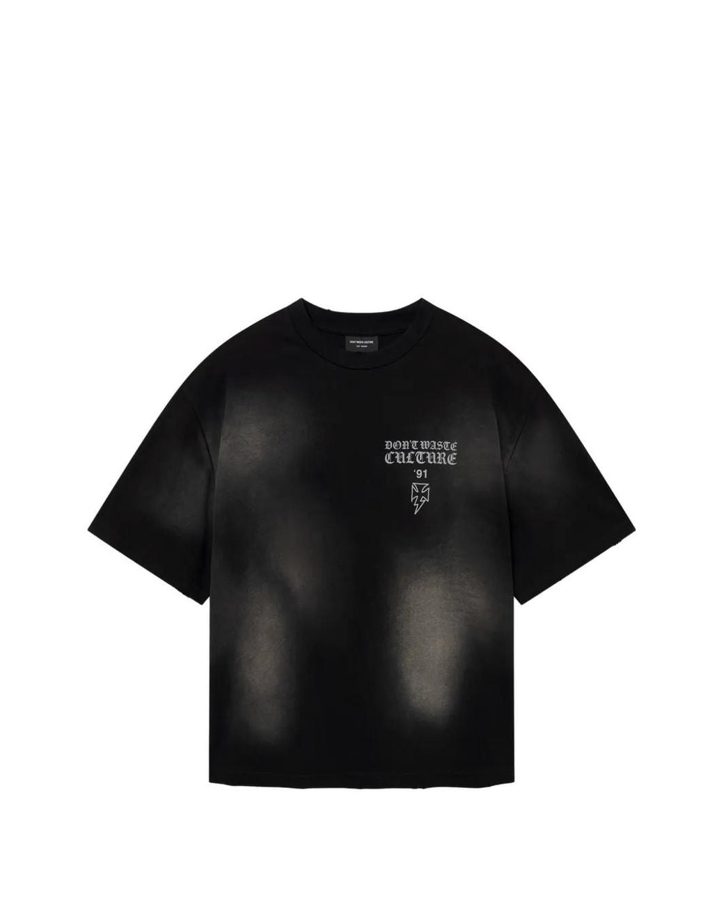 don't waste culture Black Thunder Graphic-Print T-Shirt for men
