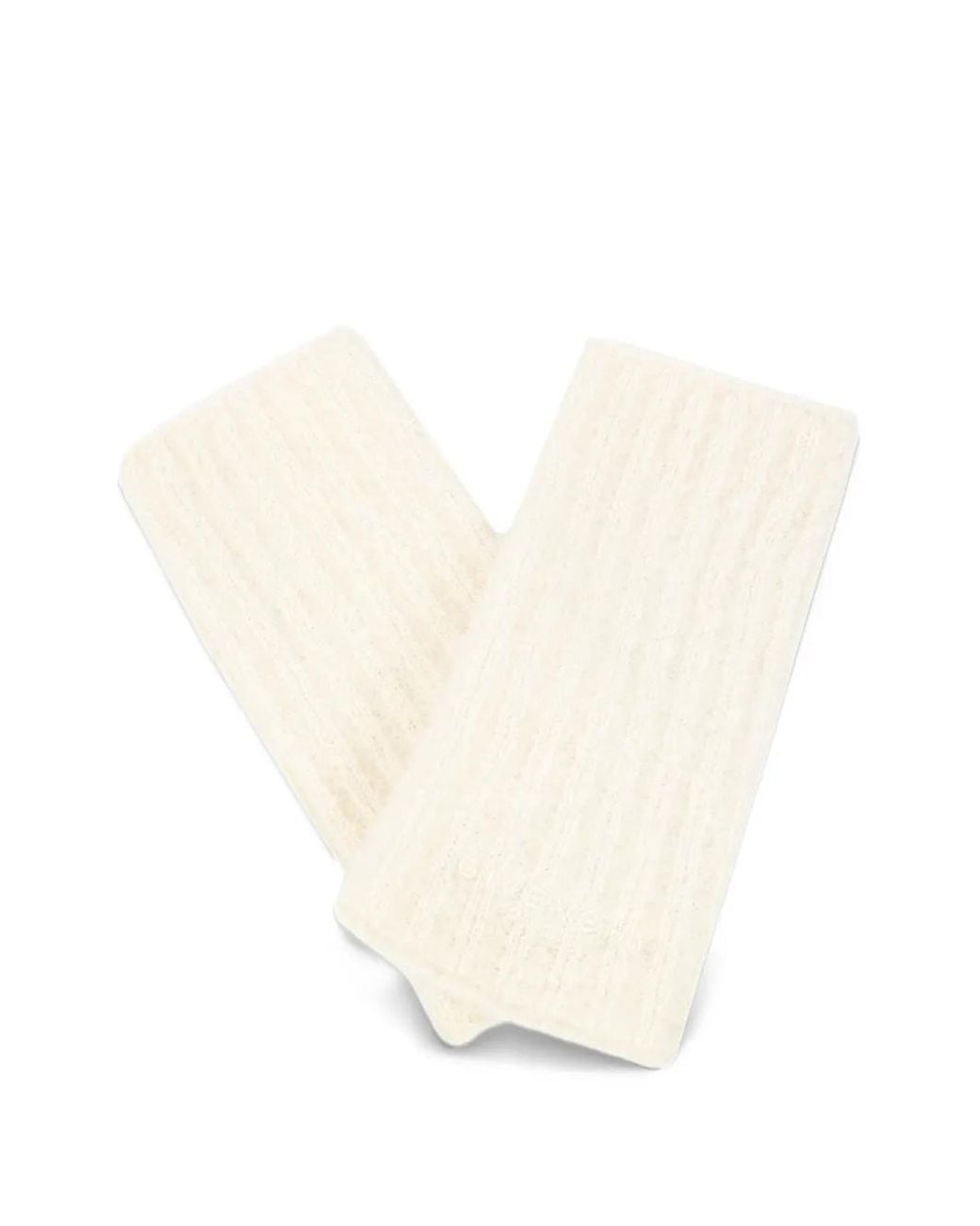 Givenchy White Fingerless Gloves