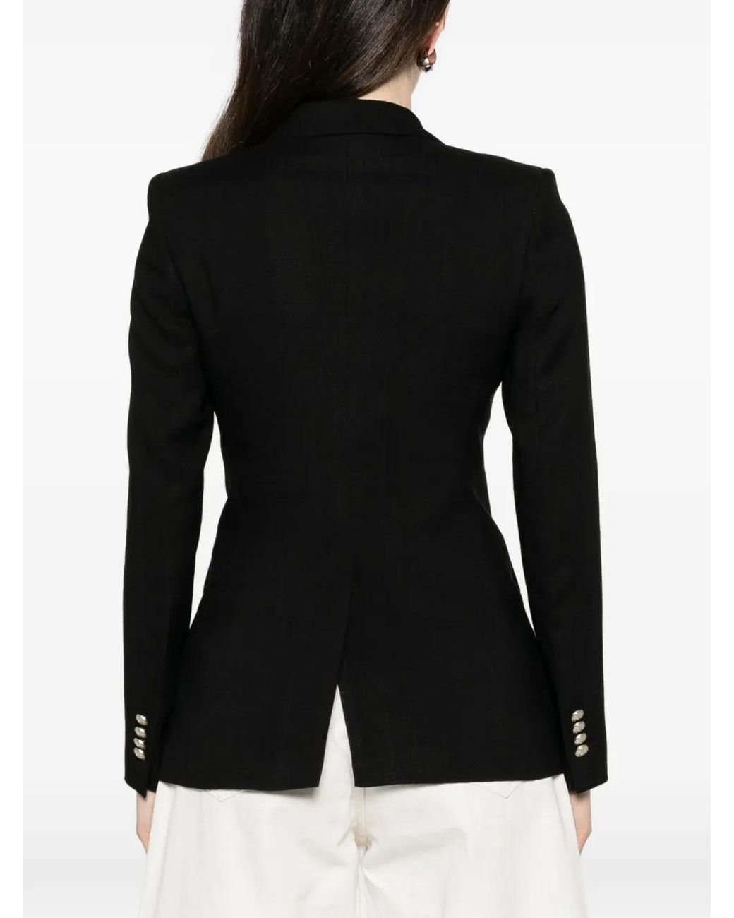 Tagliatore Black Double-Breasted Blazer
